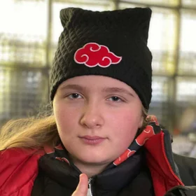 Прикольная шапка: Шапка Акацуки Наруто с ушками